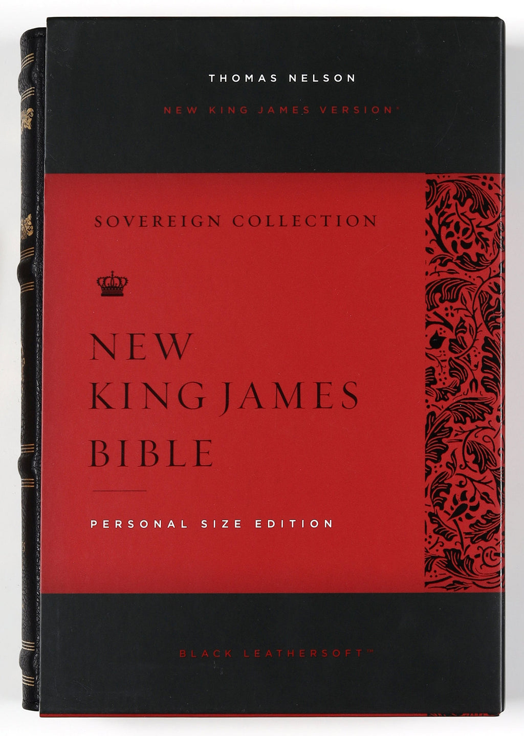 NKJV Personal Size Reference Bible Sovereign Collection Black (Red Letter Edition)