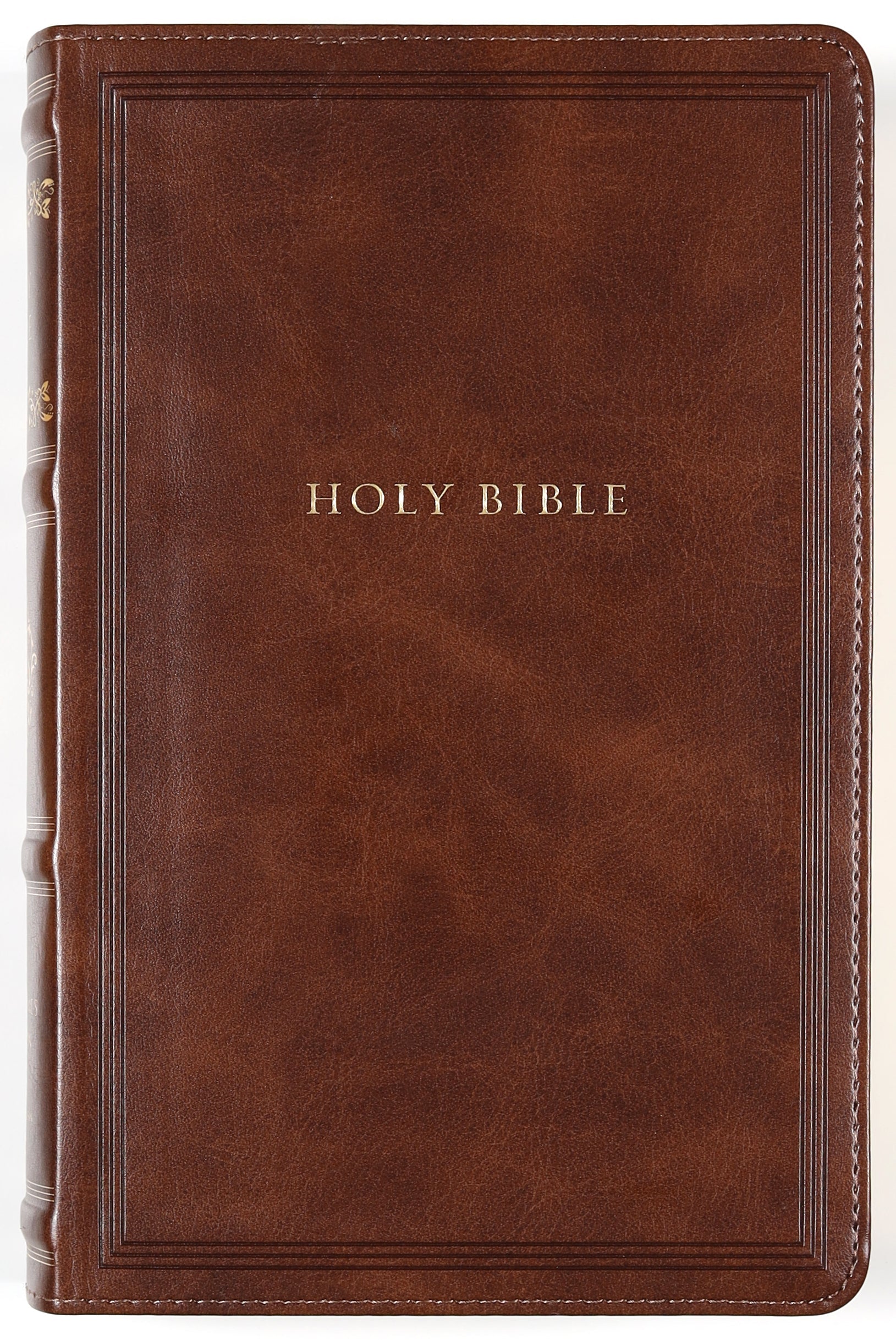 NKJV Personal Size Reference Bible Sovereign Collection Brown (Red Letter Edition)