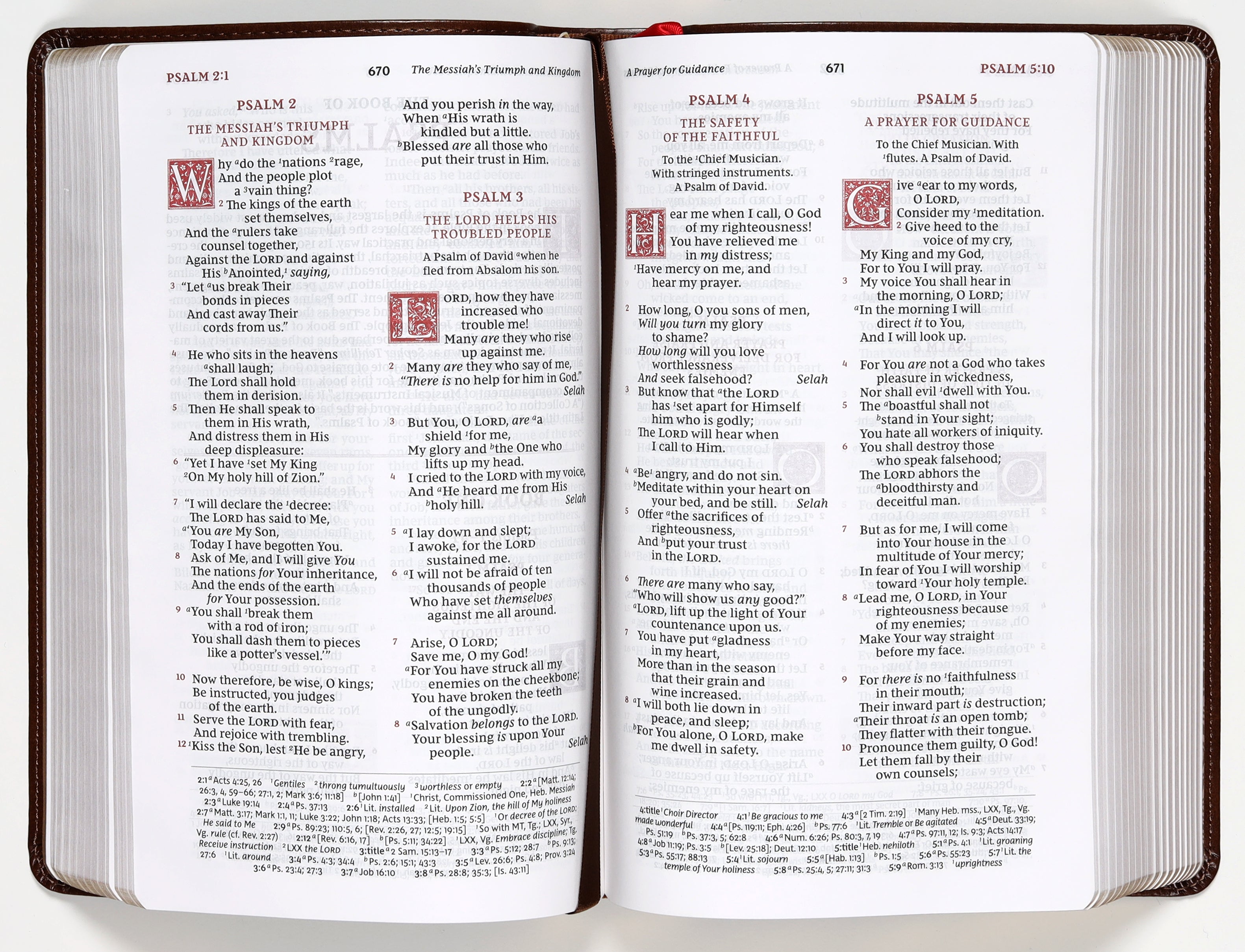 NKJV Personal Size Reference Bible Sovereign Collection Brown (Red Letter Edition)
