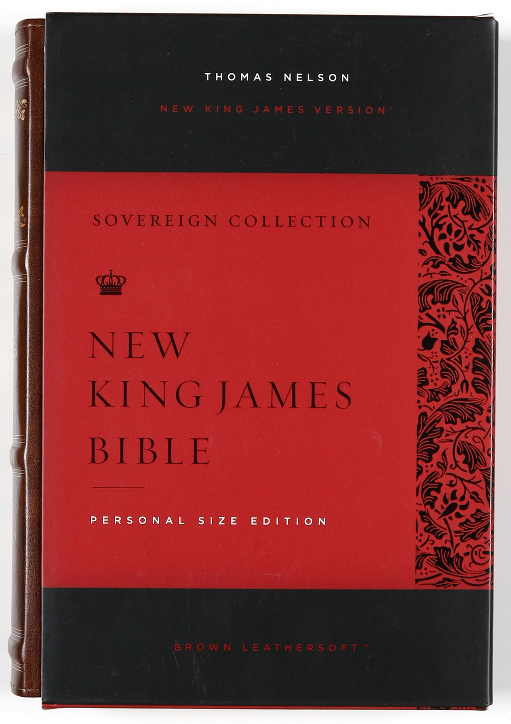 NKJV Personal Size Reference Bible, Red Letter Edition, Brown Cover