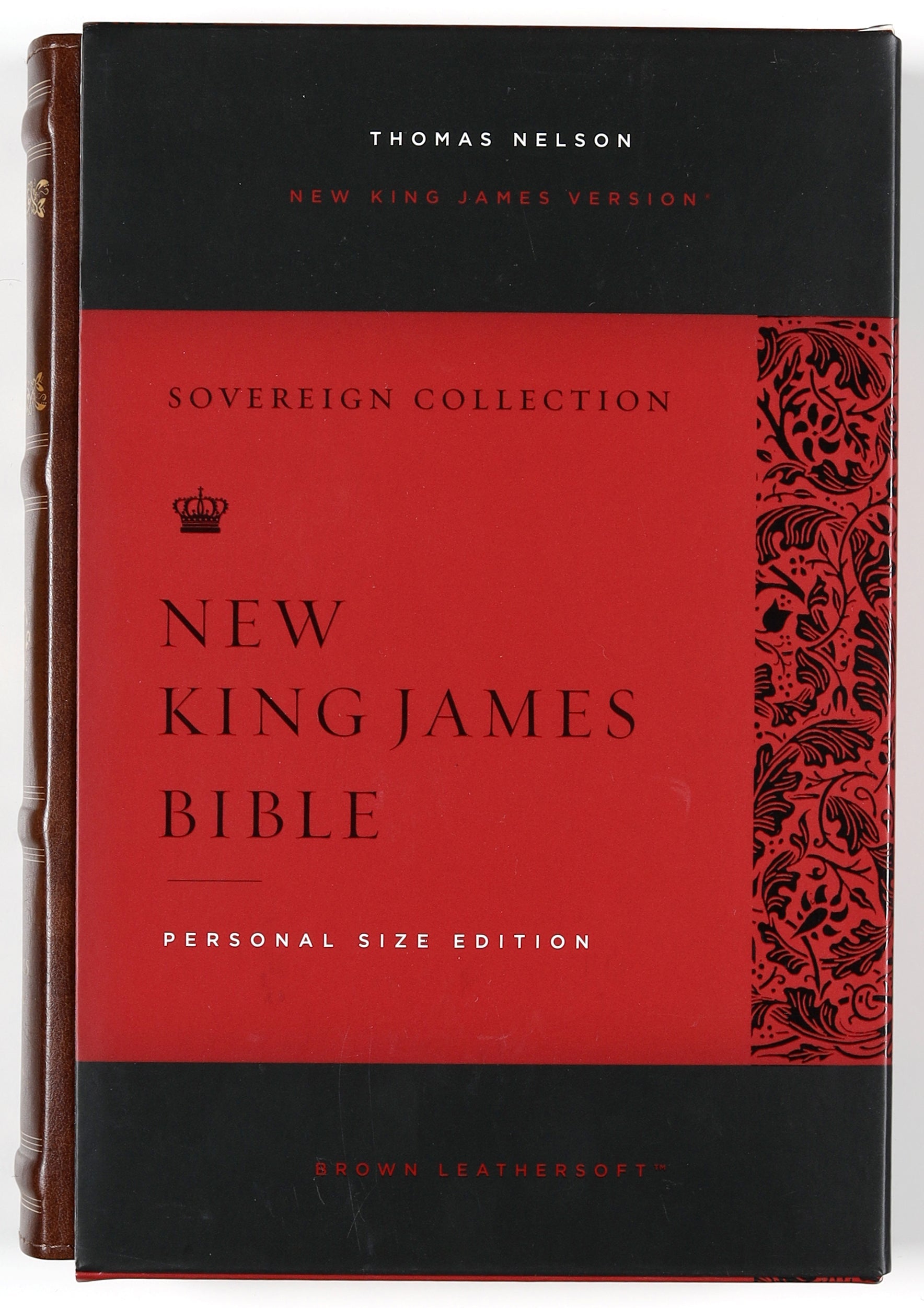 NKJV Personal Size Reference Bible, Red Letter Edition, Brown Cover