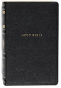 NKJV Personal Size Reference Bible Sovereign Collection Black Thumb Indexed (Red Letter Edition)