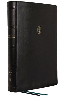 NKJV Study Bible Black Indexed Red Letter Edition Close-Up