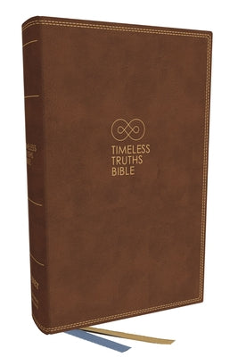 Timeless Truths Bible, Brown Leather-Look Cover, Devotional Journaling for Women