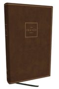 NKJV Prayer Bible Brown (Red Letter Edition)