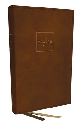 NKJV Brown Prayer Bible (Red Letter Edition) cover