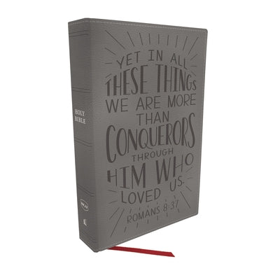 NKJV Holy Bible for Kids - Verse Art Cover Collection, a gray Bible with inspiring cover art