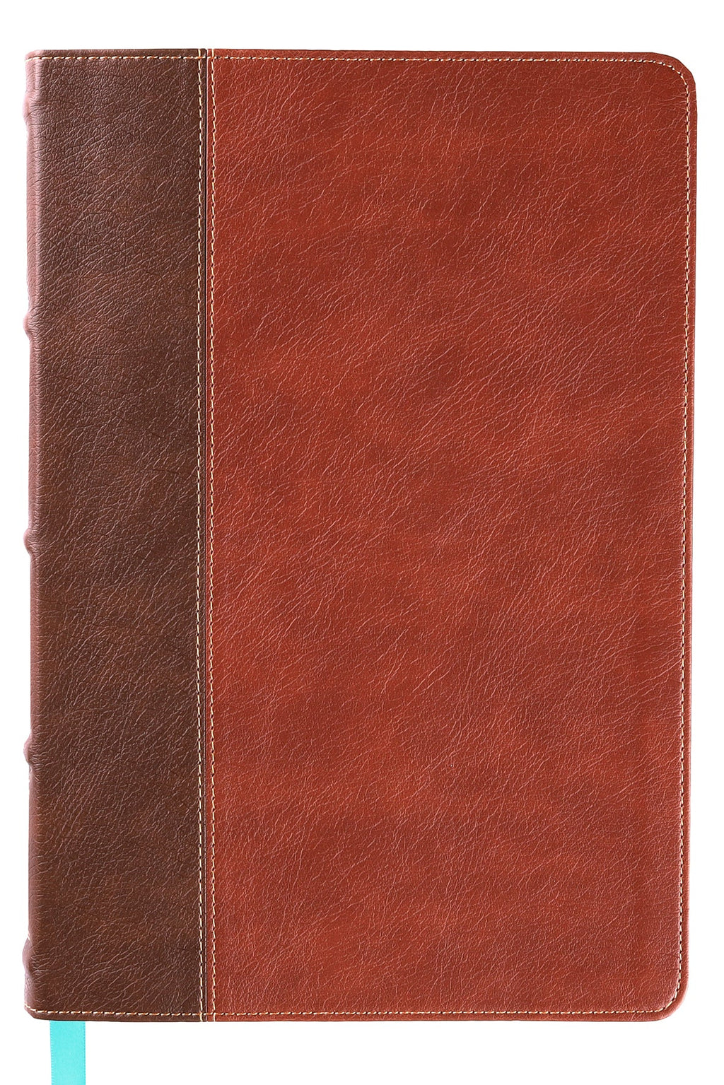 NKJV Large Print Thinline Reference Bible with a blue letter edition