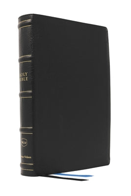 NKJV Large Print Thinline Reference Bible with Black Cover and Blue Letter Edition