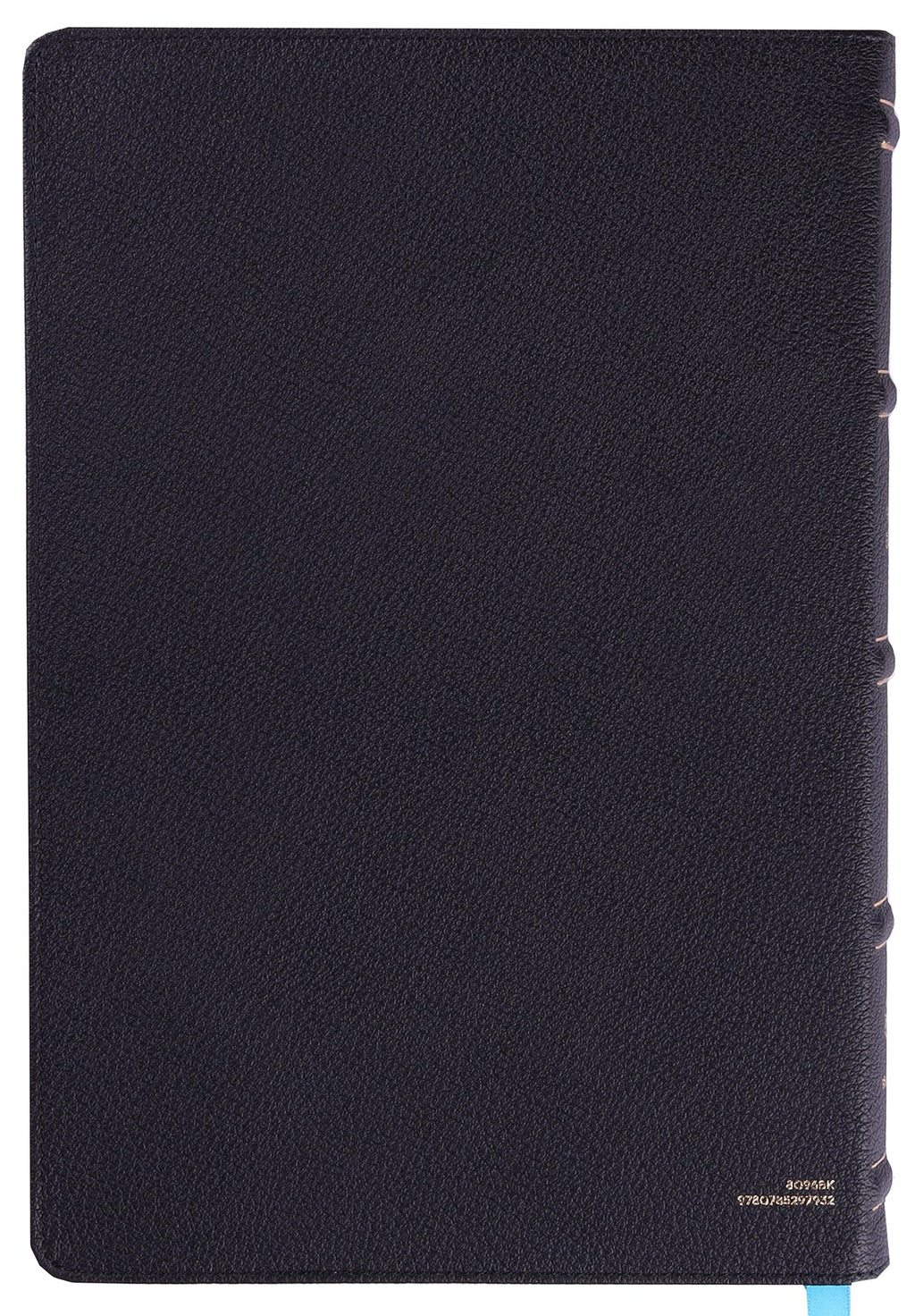 NKJV Large Print Thinline Reference Bible with Black Cover and Blue Letter Edition