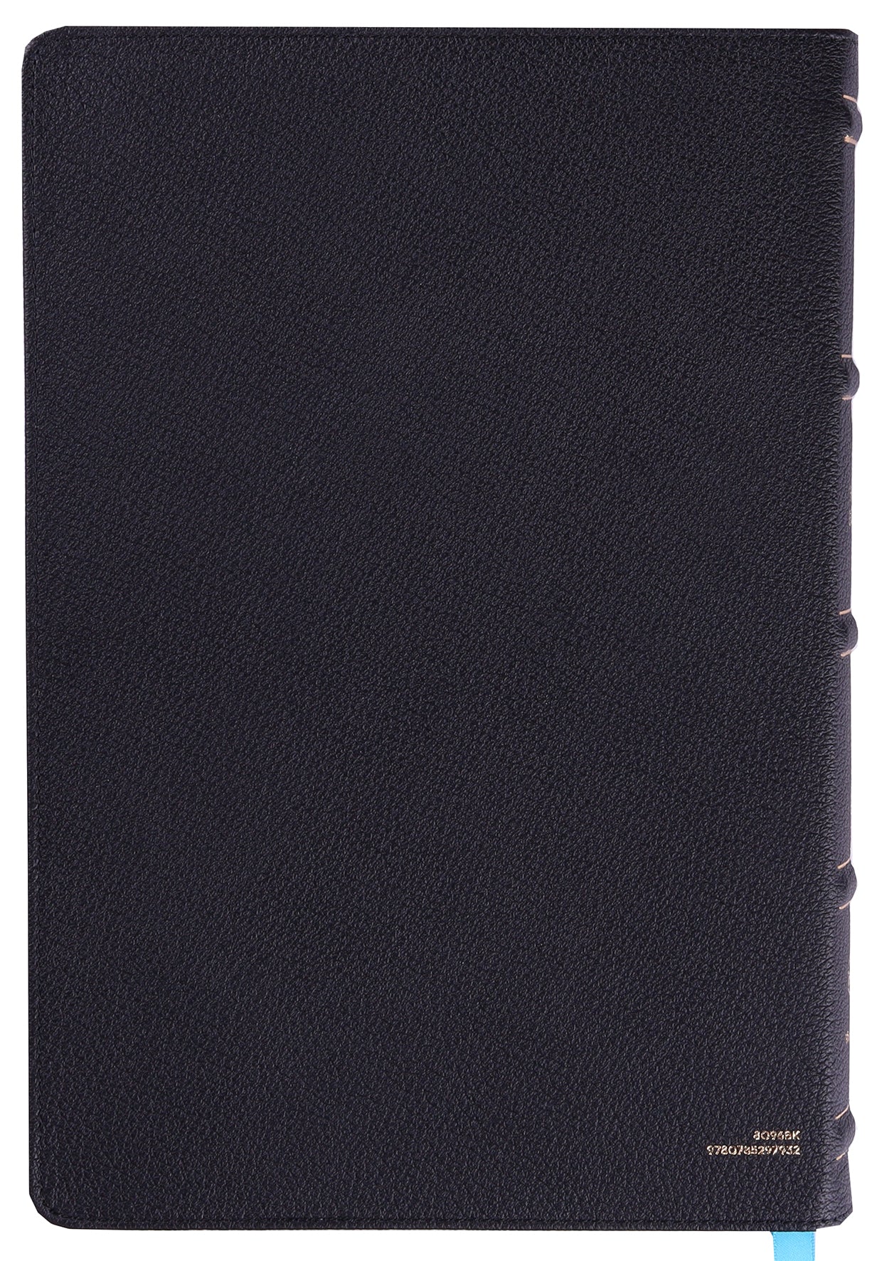 NKJV Large Print Thinline Reference Bible with Black Cover and Blue Letter Edition