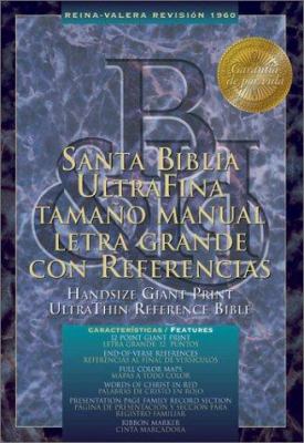 Nueva Biblia Rvr Tamano Manual Con Referencias Letra Grande Negro (Rvr Handsize Giant Print Reference Black)