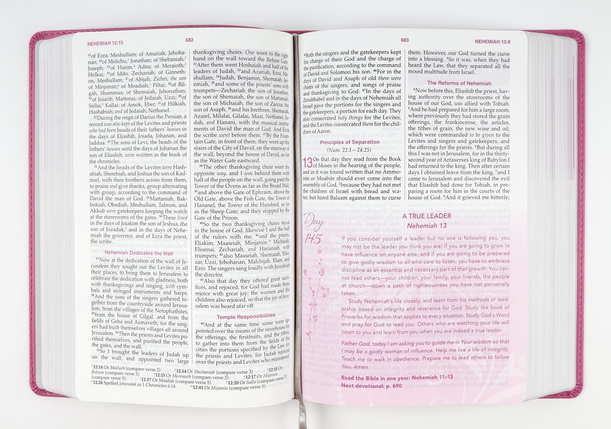 NKJV Woman After God's Own Heart Journaling Bible in black letter edition