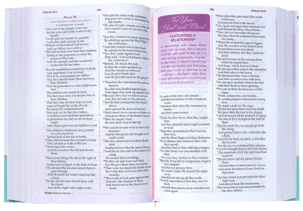 NKJV Woman After God's Own Heart Bible Journaling Edition (Hardcover)