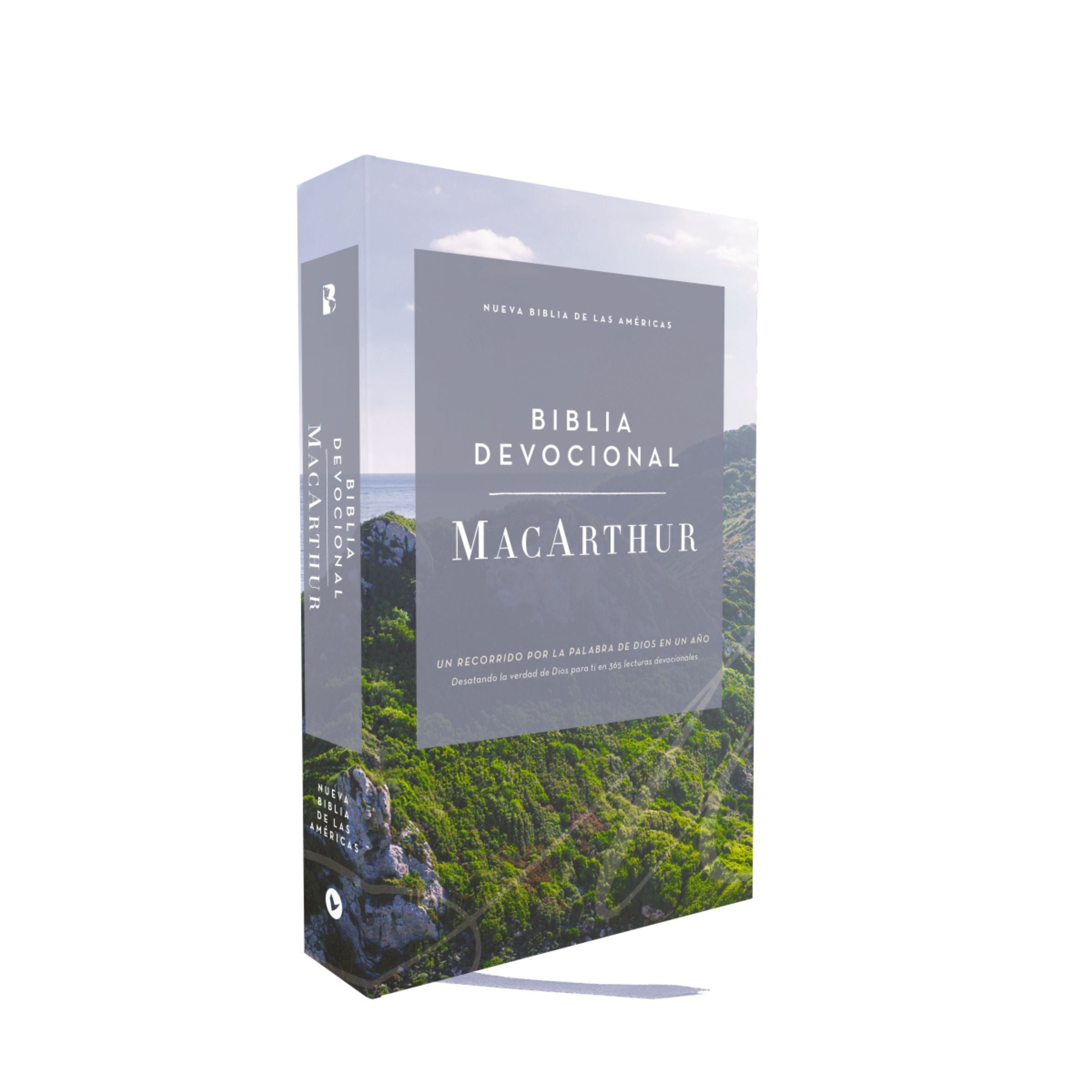 Spanish Edition Devotional Bible by John MacArthur in Spanish NBLA translation.