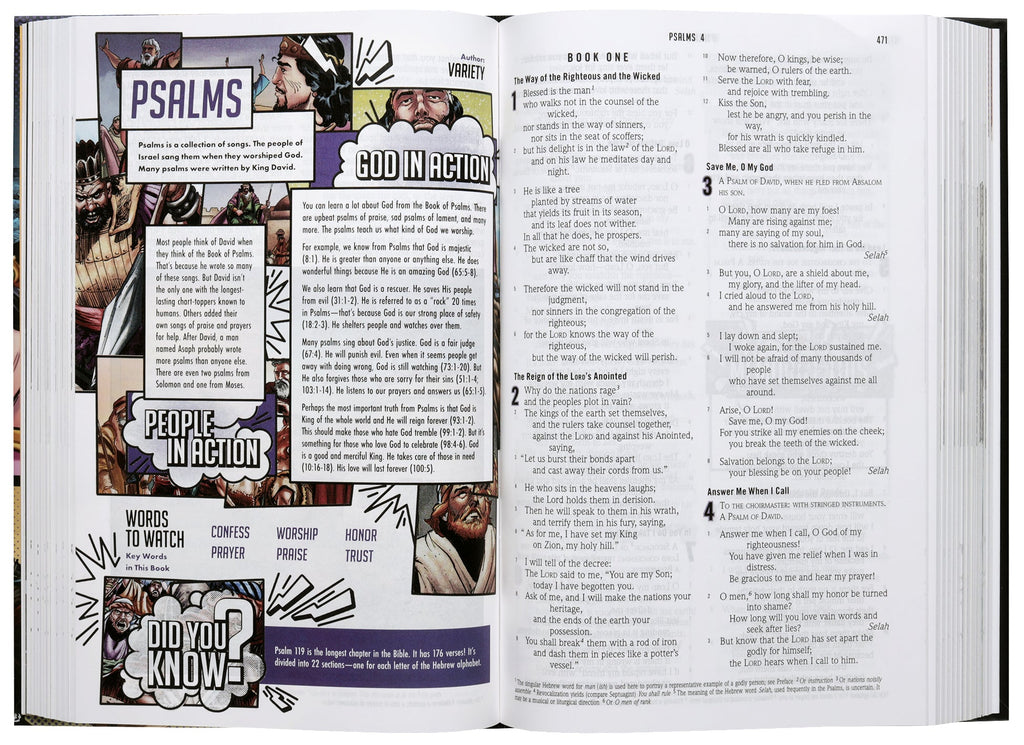 ESV Study Bible for kids, full color Action Bible Series