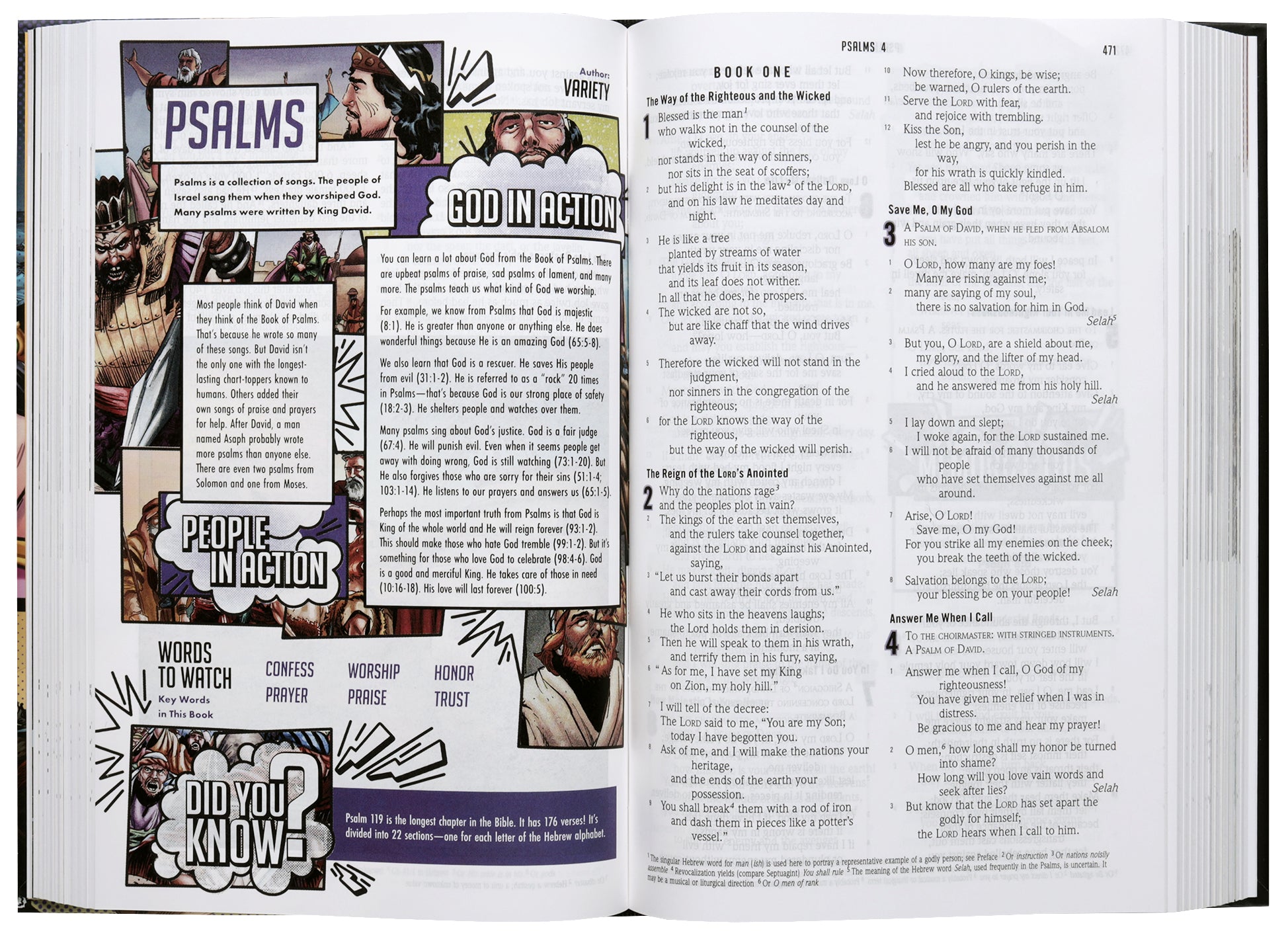 ESV Study Bible for kids, full color Action Bible Series