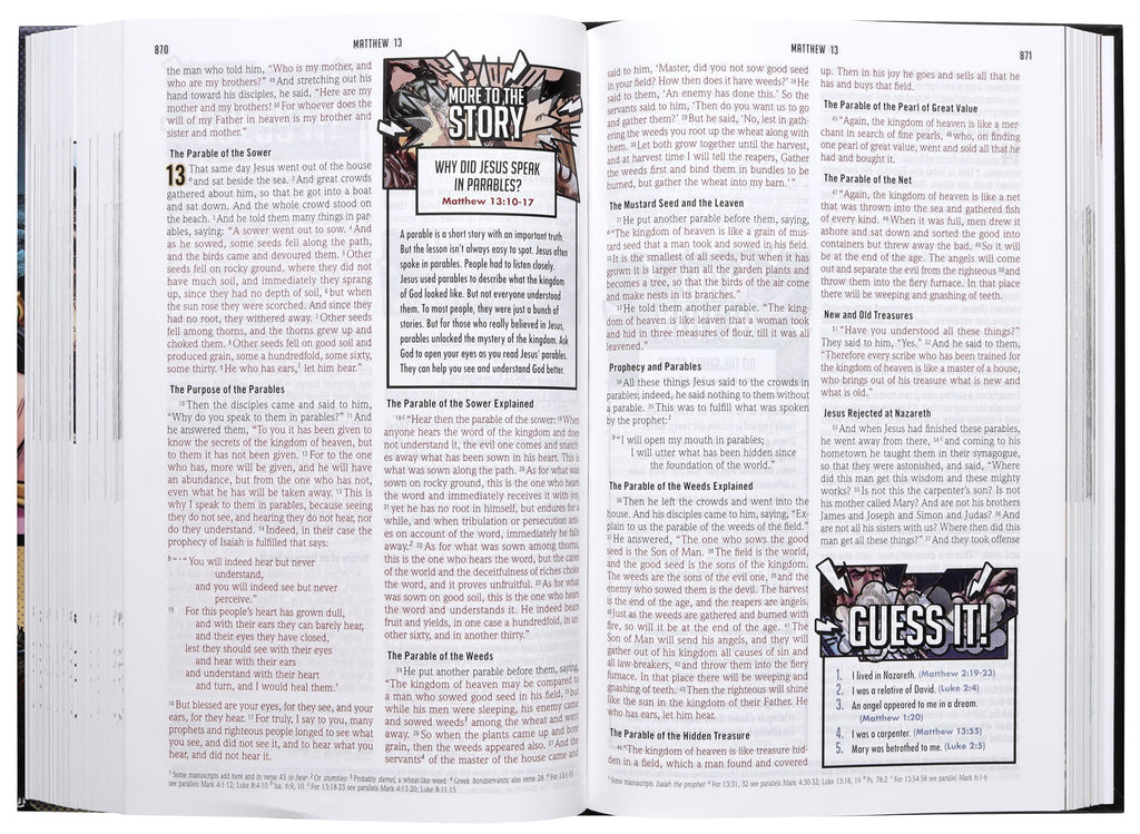 Christian children's Bible, full color ESV Action Bible for kids