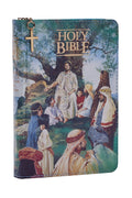 KJV Seaside Bible with zipper, a high-quality leather bound book