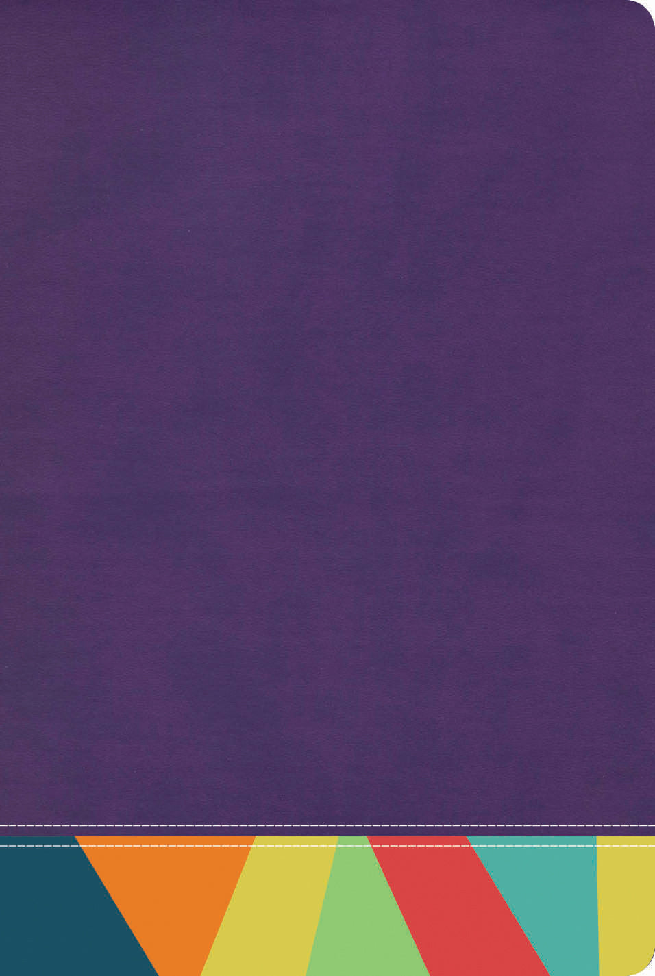 RVR 1960 Spanish Study Bible - Arco Iris Morado Edition front cover