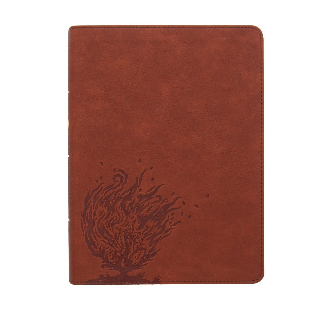 Elevate your faith with the Luxury CSB Christian Standard Bible Burnt Sienna Red Letter Edition, a premium bible for the disc