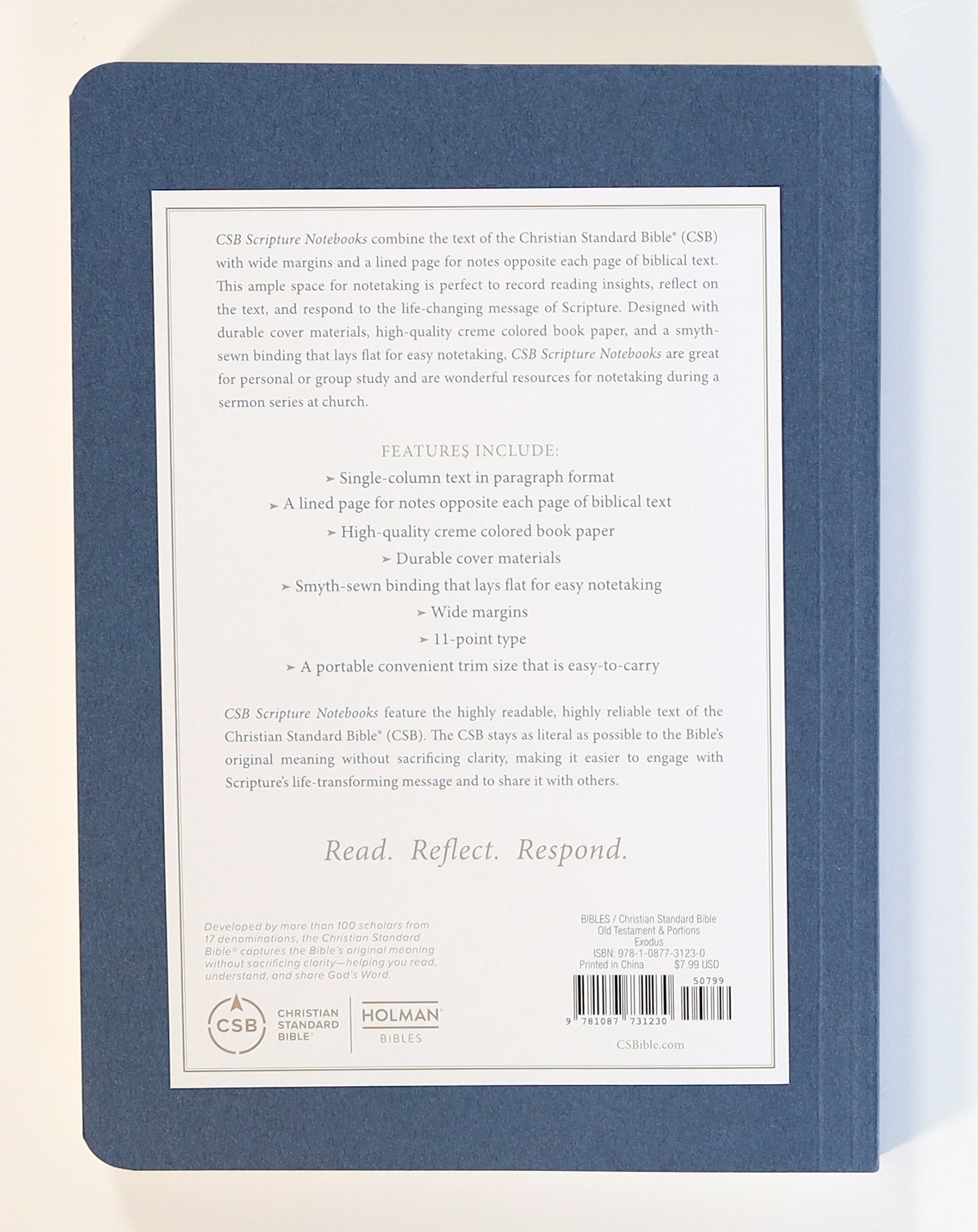 Exquisite Luxury CSB Christian Standard Bible Study Journal, Exodus Edition