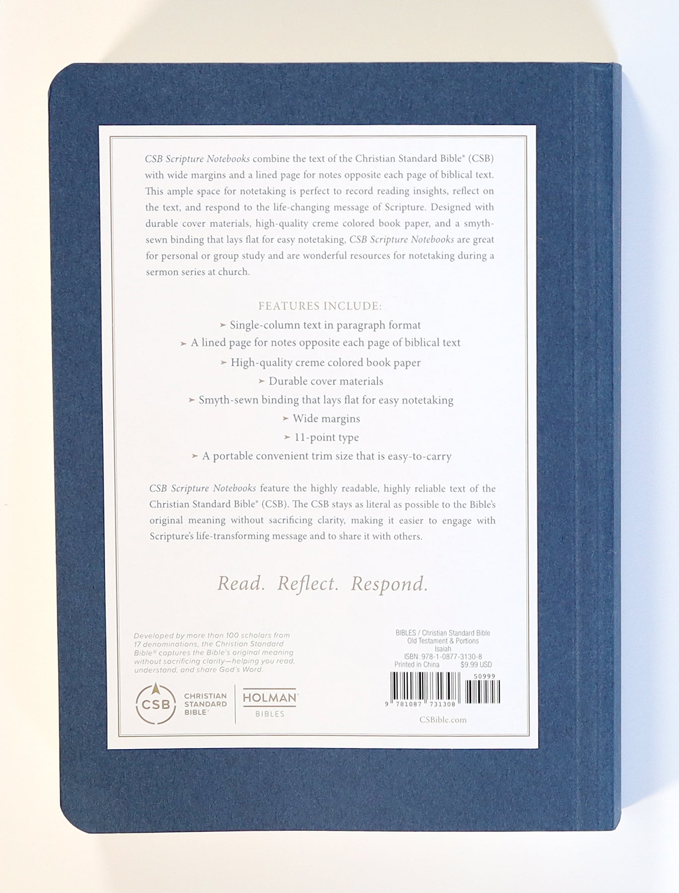 Elegant CSB Christian Standard Bible Study Notebooks for scripture journaling