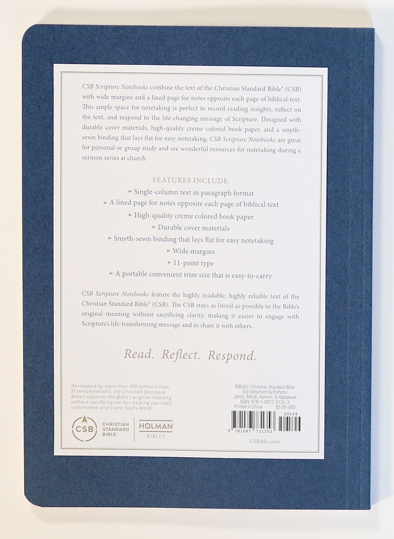 Close-up of Luxury CSB Bible pages with Christian Standard Bible Study Edition