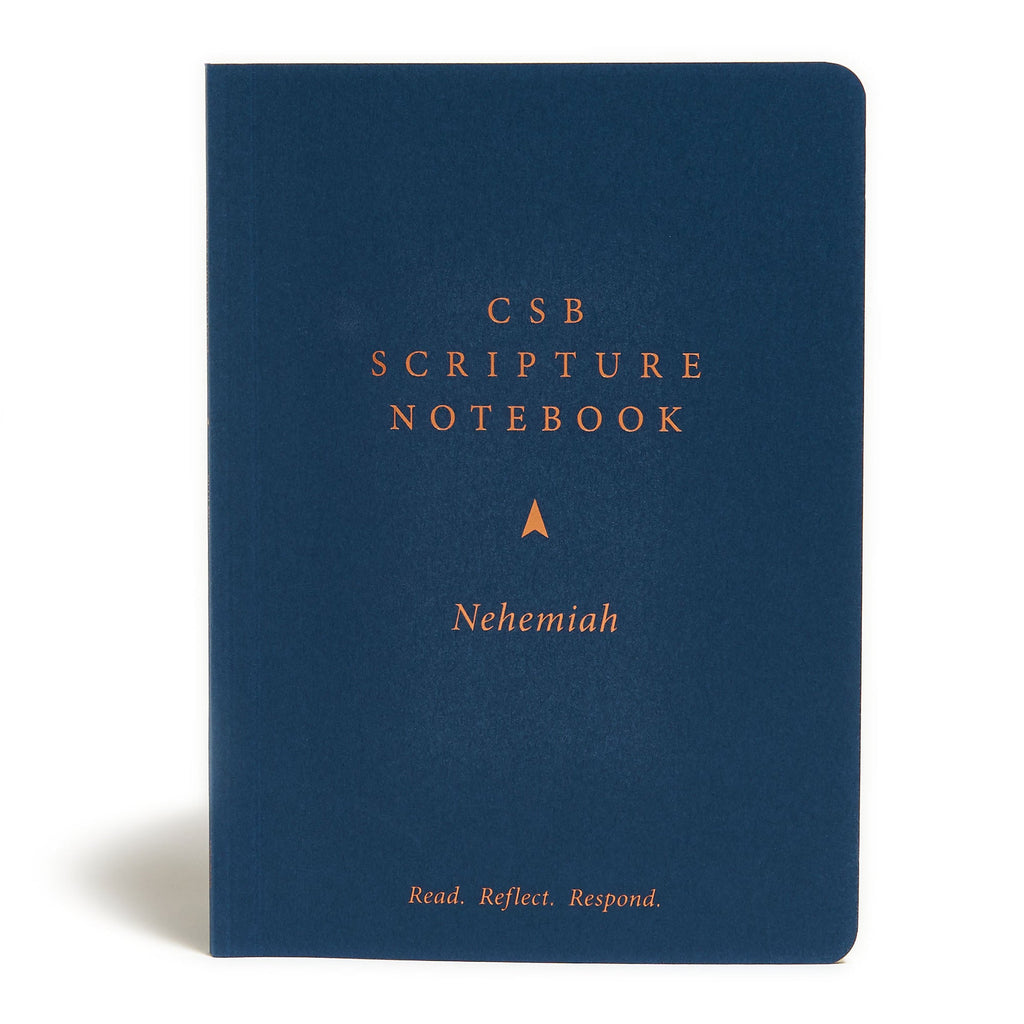 Nurture your faith with the CSB Scripture Notebook, a high-end Bible study journal for the book of Nehemiah and spiritual gro