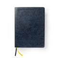 Elevate your faith with the luxury Navy Indexed CSB Christian Standard Bible, Red Letter Edition