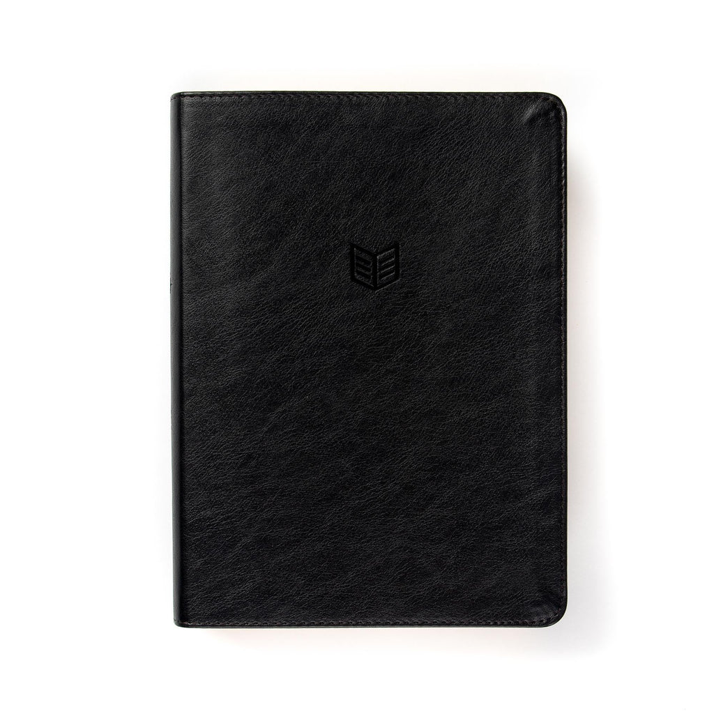 Devotional Bible for women with indexed pages and journaling space for reflection.