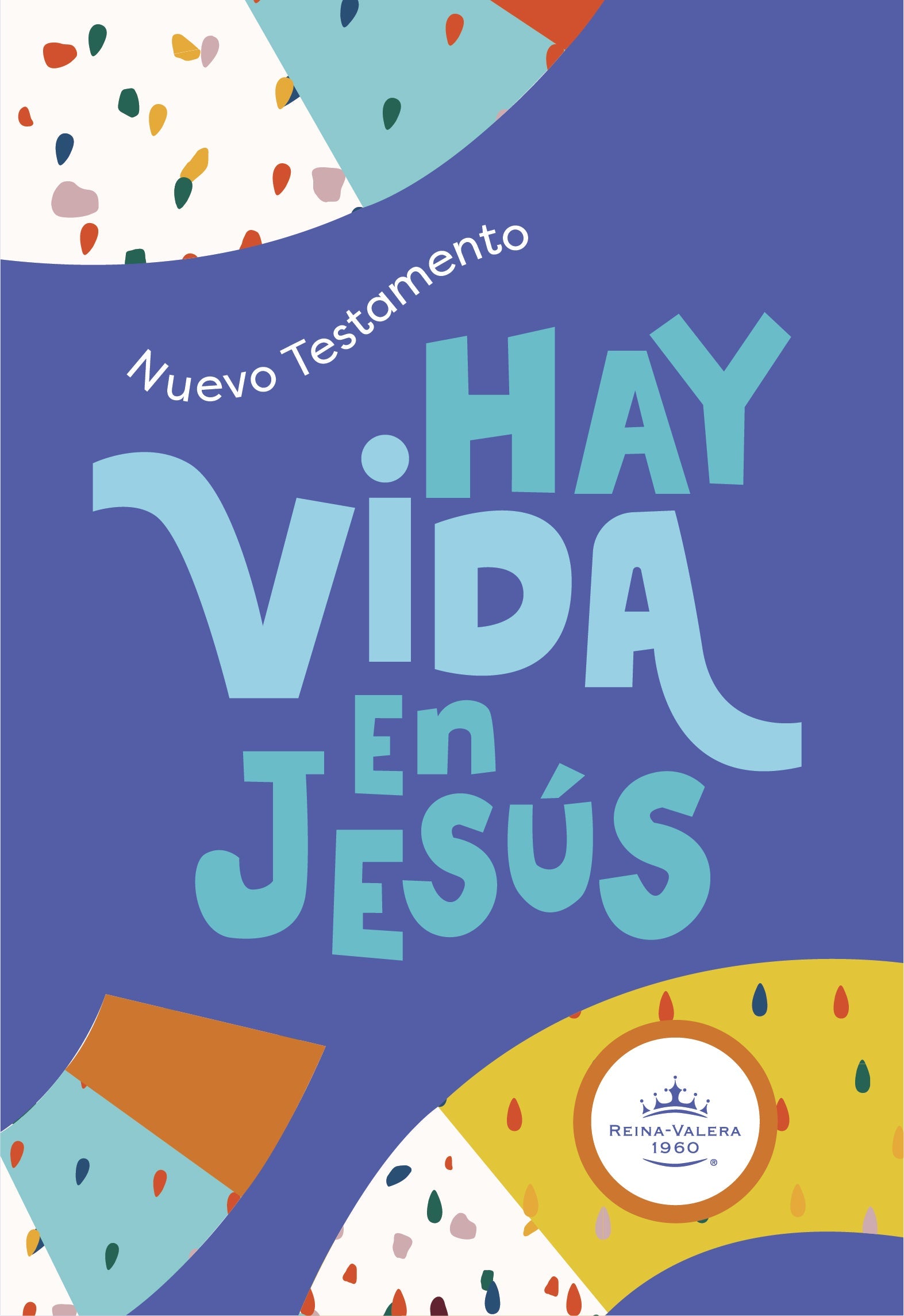 Spanish Bible in RVR 1960 translation, featuring Ninos Colores cover and Hay Vida En Jesus message.