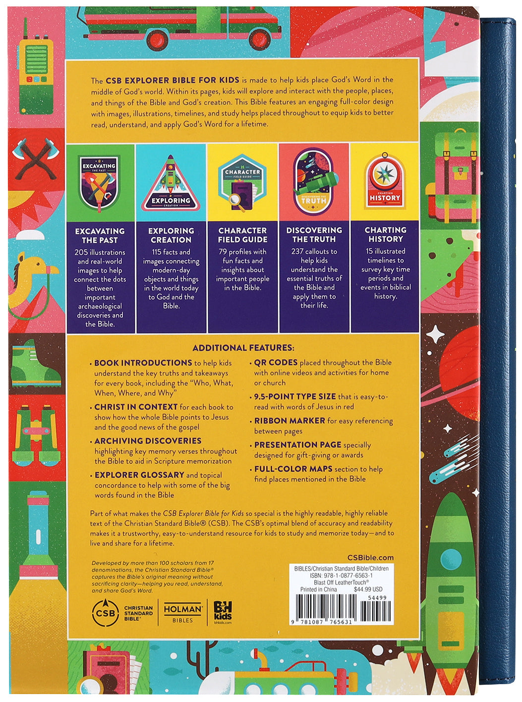 CSB Explorer Bible for Kids: Blast Off, an interactive Bible