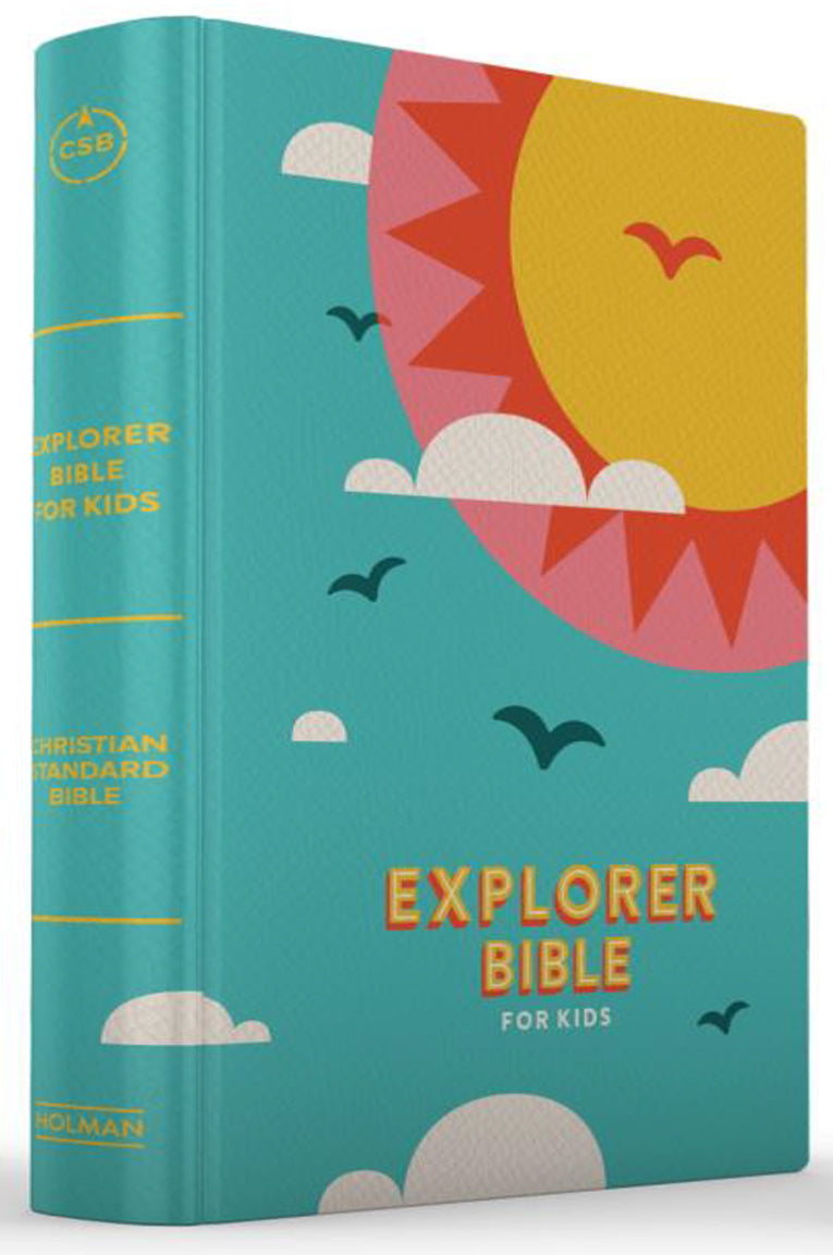 CSB Explorer Bible for Kids Hello Sunshine with a child reading