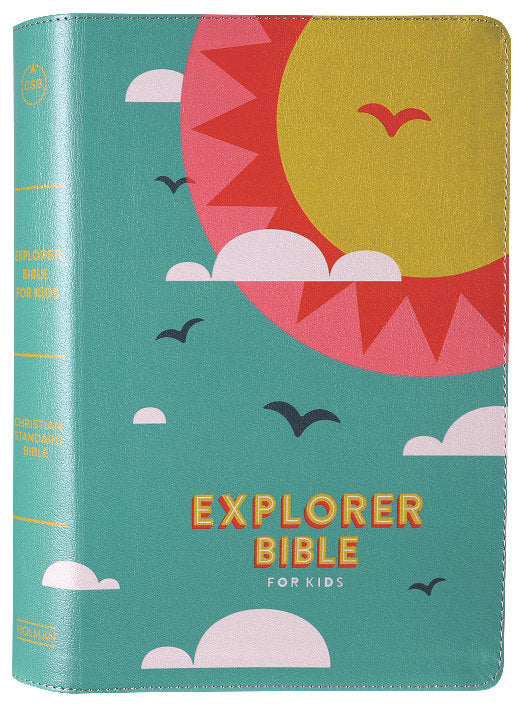 CSB Explorer Bible for Kids Hello Sunshine with colorful illustrations