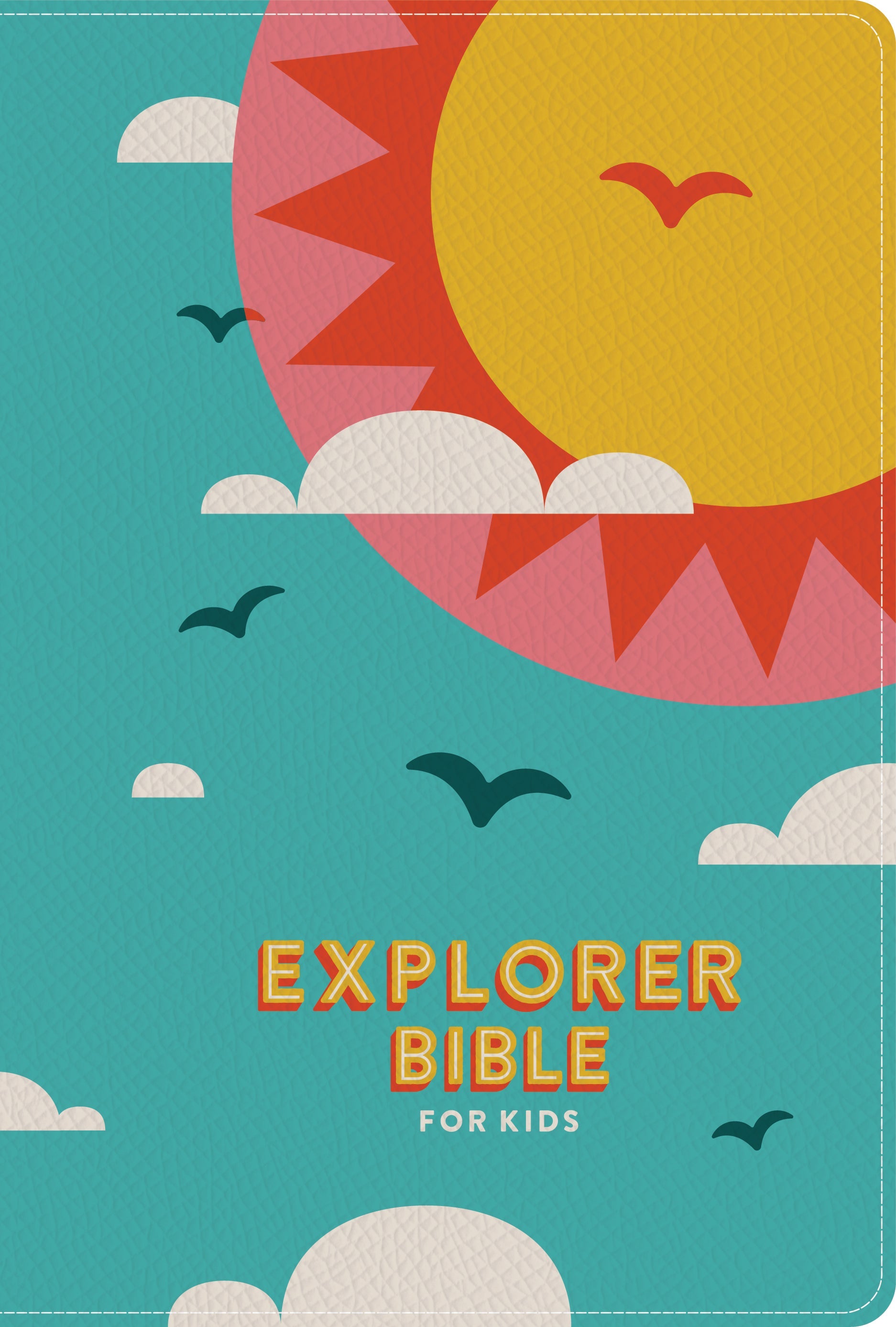 A colorful kids' Bible for children, featuring the CSB translation and Hello Sunshine Indexed