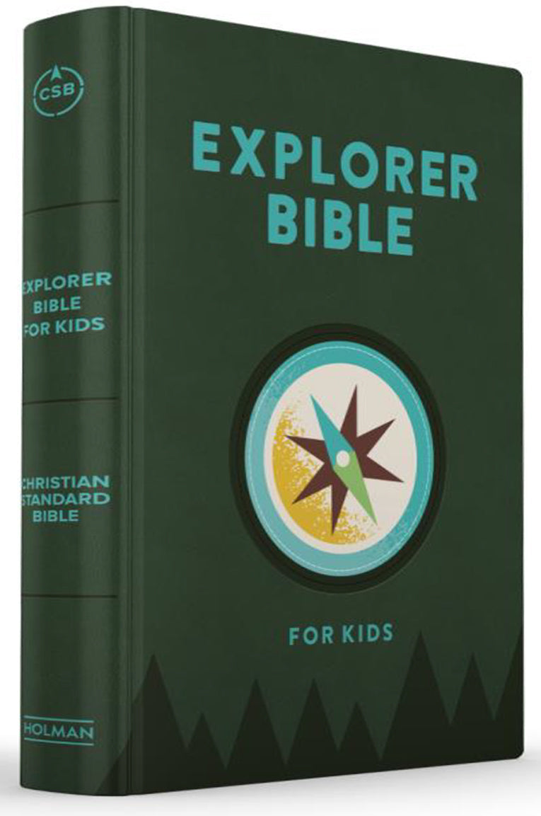 CSB Explorer Bible for Kids: The Olive Compass with bookmarks