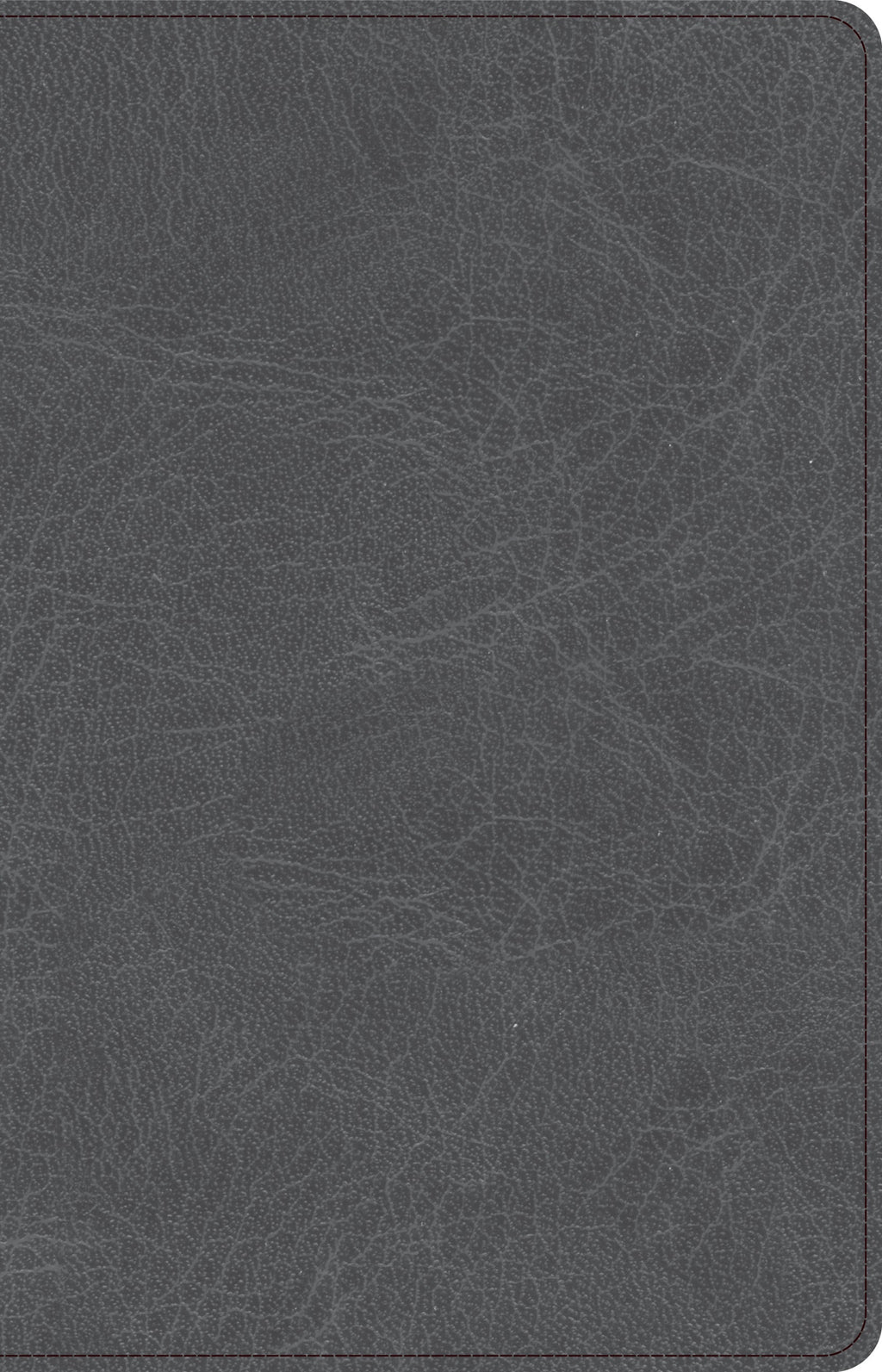 Elevate your faith with the luxury CSB Thinline Christian Standard Bible in charcoal leather edition
