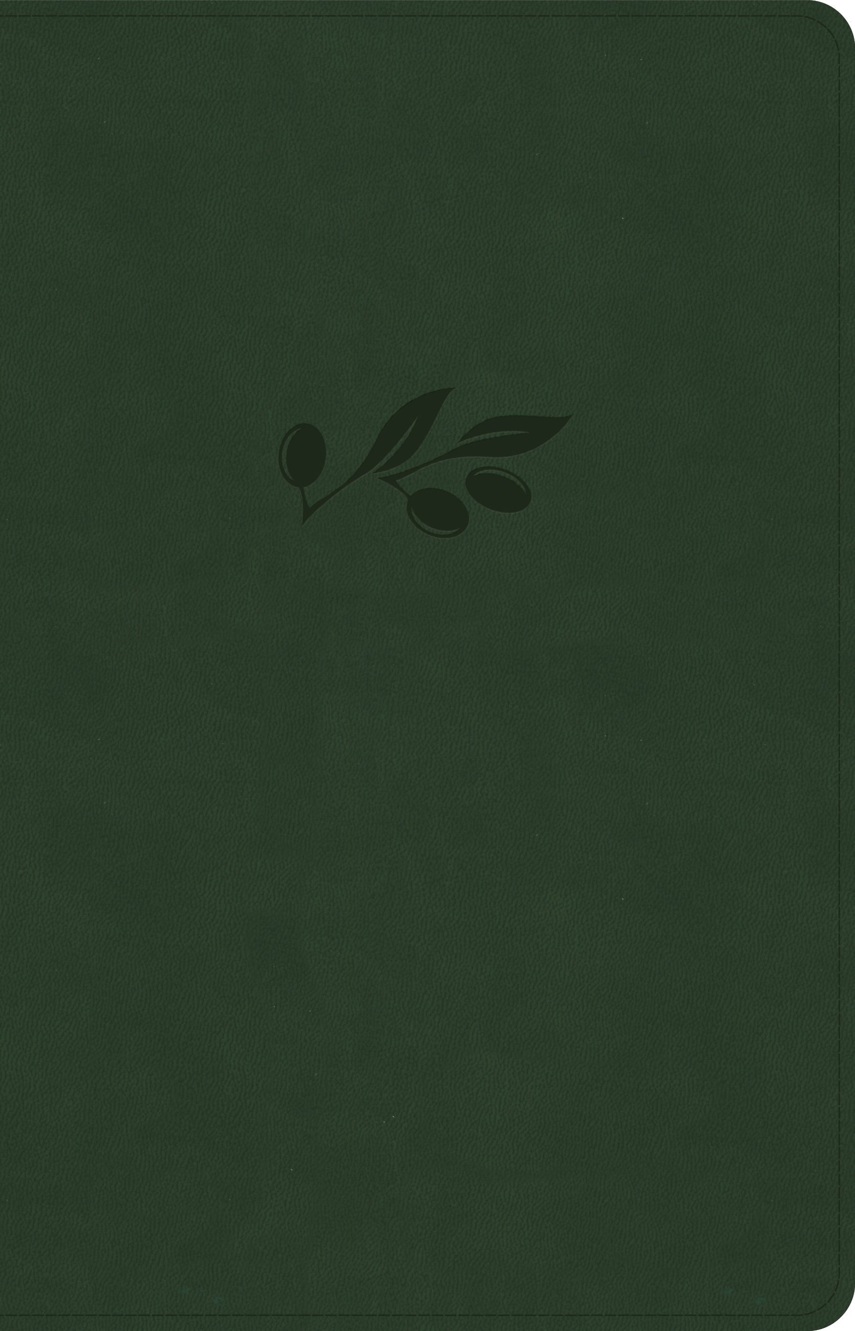 Elegant CSB Christian Standard Bible Thinline Reference Bible in Olive Red Letter Edition