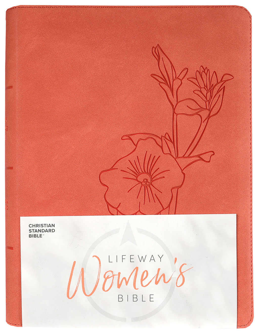 CSB Lifeway Women's Devotional Journaling Bible, Coral Black Letter Edition