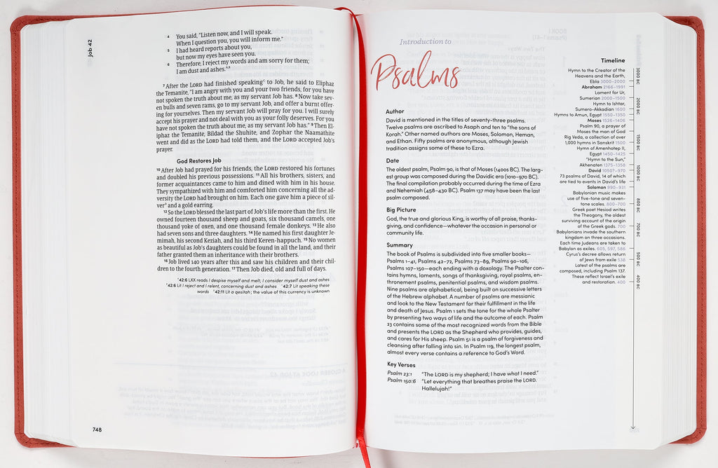 Glamorous interior of the CSB Lifeway Women's Bible with high-quality paper and font
