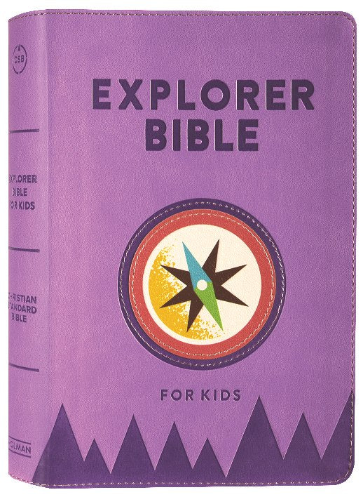 Lavender CSB Explorer Bible for Kids with Compass Edition
