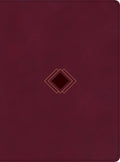 Chronological Bible, Burgundy, Black Letter Edition, for daily reflection and prayer