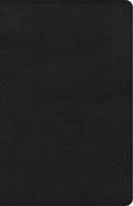 CSB Large Print Personal Size Reference Bible Black Indexed (Red Letter Edition)