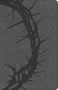 CSB Large Print Personal Size Reference Bible Charcoal (Red Letter Edition)