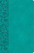 Elevate your devotion with the Luxury CSB Christian Standard Bible Teal Indexed Red Letter Edition, a premium study companion