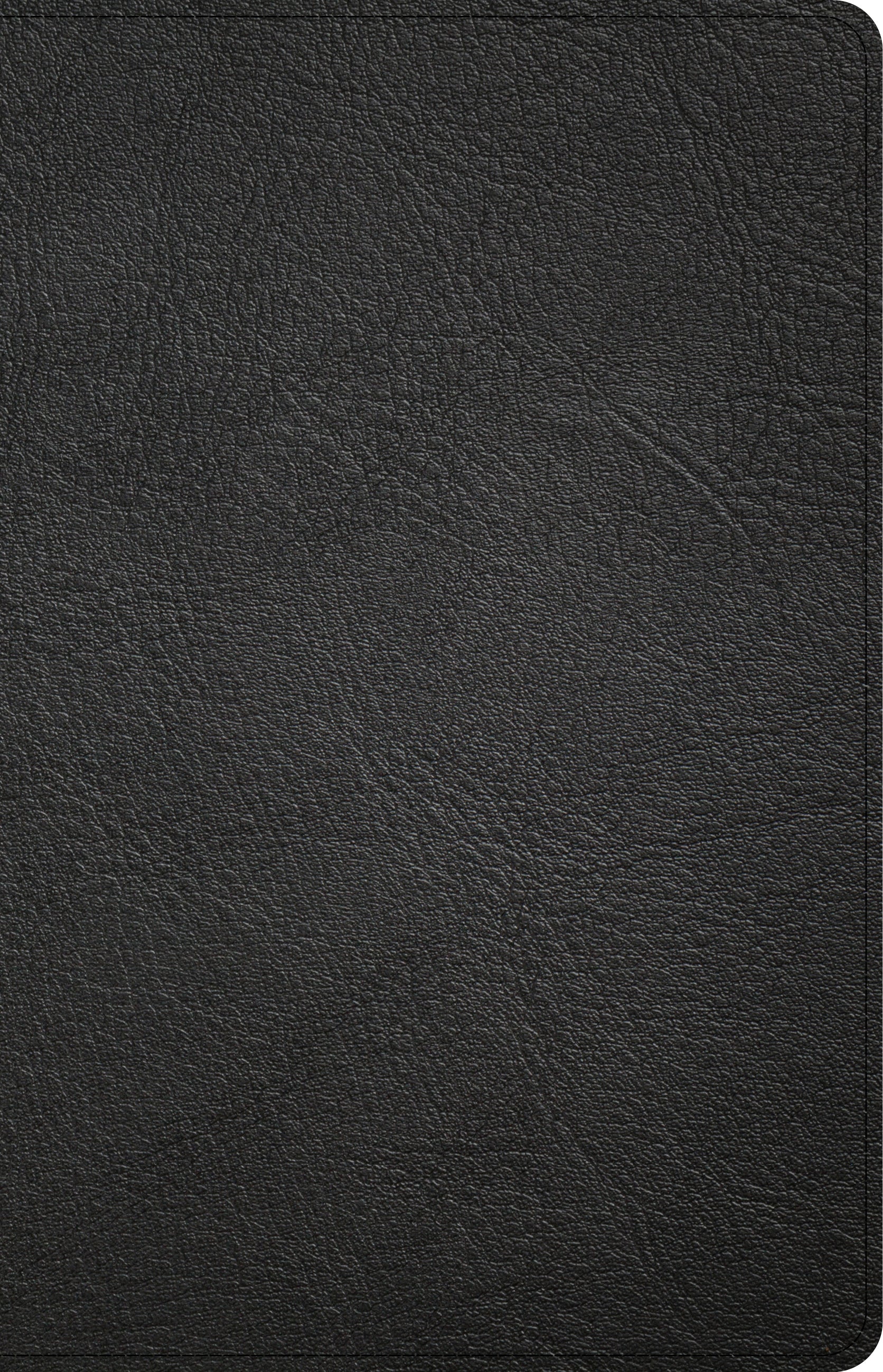 Elevate your devotion with our CSB Large Print Personal Size Reference Bible in rich black leather cover with red letter edit
