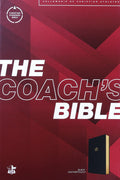 Luxury leather bound CSB Coach's Bible in red letter edition