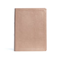 Elevate your spiritual journey with the CSB Luxury Study Bible, Rose Gold Edition, a premium Bible for the discerning reader