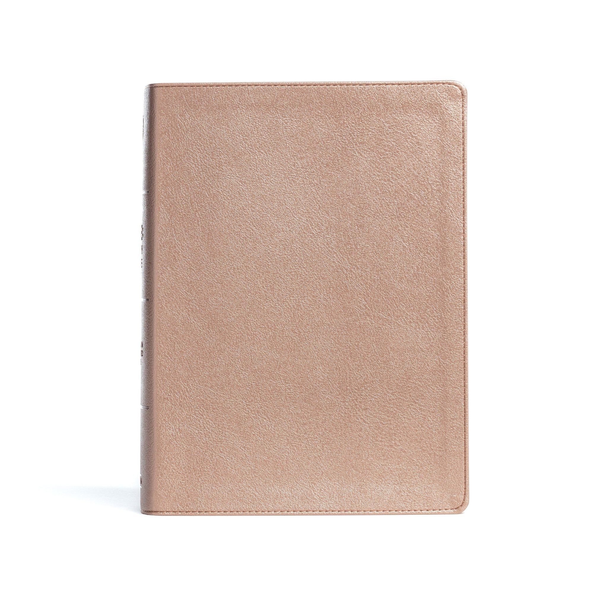 Elevate your spiritual journey with the CSB Luxury Study Bible, Rose Gold Edition, a premium Bible for the discerning reader